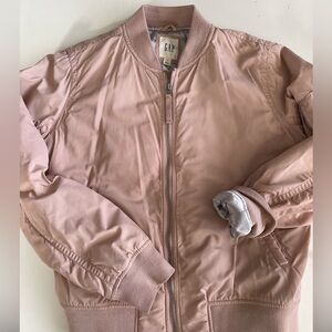 GAP Blush Pink Bomber Jacket